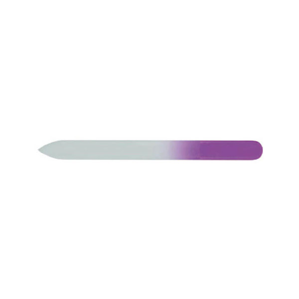 PURPLE GLASS NAIL FILES 2 SIDES 14 CM