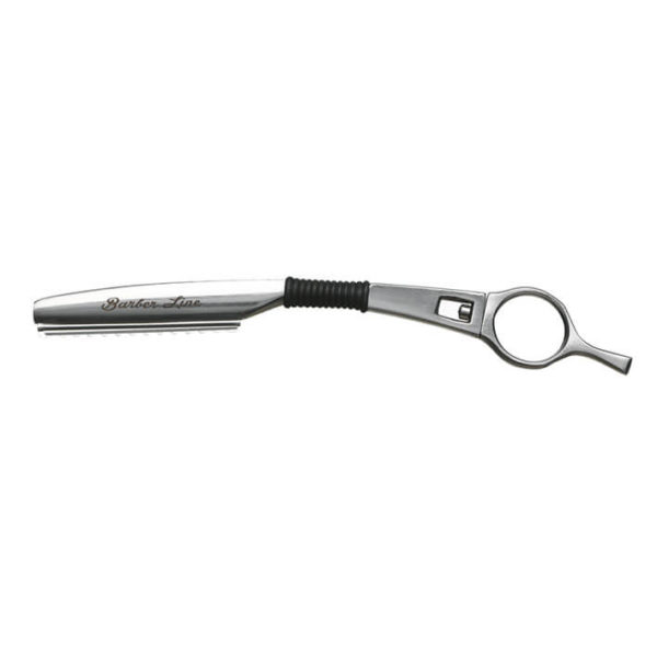 BARBER LINE RAZOR WITH PROTECTOR AND RUBBER