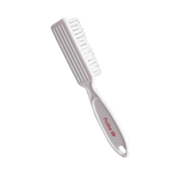 WHITE NAIL BRUSH WITH HANDLE