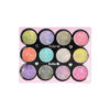 GLITTER PARA NAIL ART SURTIDOS 16 G X 12 COLORES 06764