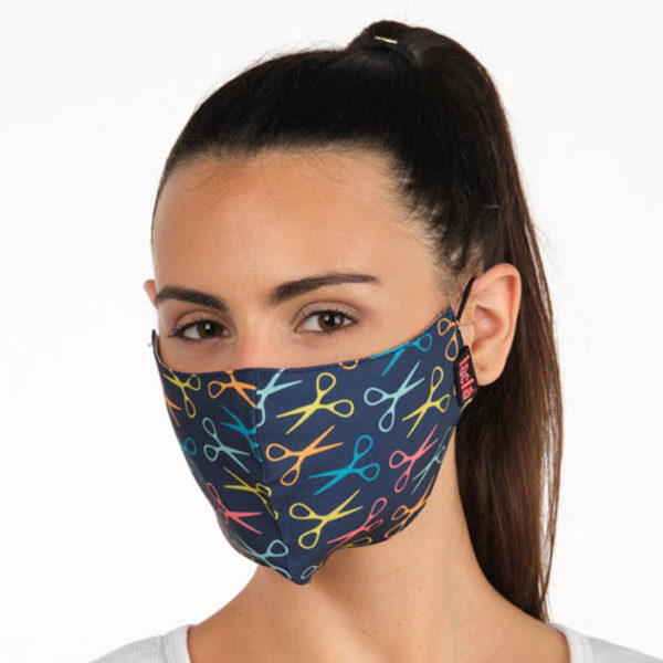 PACK 3 MASQUES TEXTILE CISEAUX