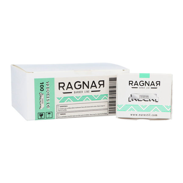 DISP. 10 BOXES 100 HALF BLADES INOX. RAGNAR