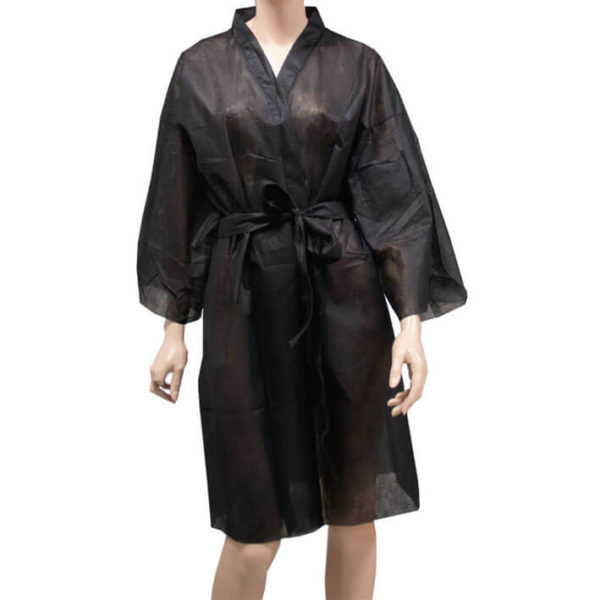 BAG 10 BLACK KIMONOS SINGLE USE