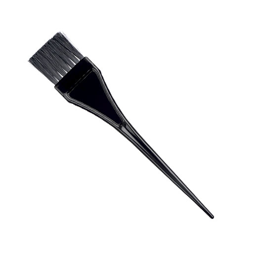 SMALL DYE BRUSH BLACK WITH BLACK HAIR