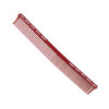 Peine barbero batidor 20cm clásico RAGNAR- 07358/98 rojo