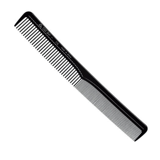 PEINE BARBERO NEGRO 19,5CM CAPTAIN COOK