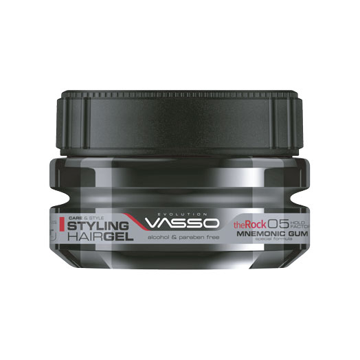 MNEMONIC GUM STYLING HAIR GEL THE ROCK VASSO 250ml