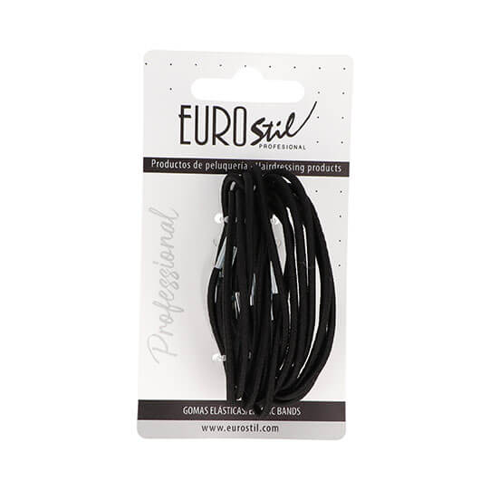 CARD 15 BLACK FINE ELASTICS HAIR