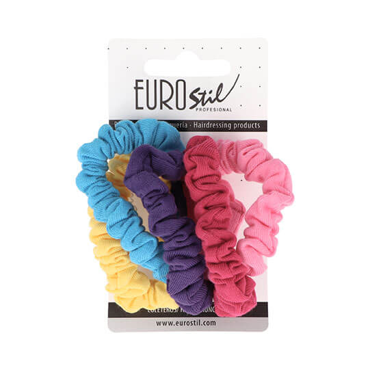 CARD 5 COLOURED CLOTHING ELASTICS HAIR