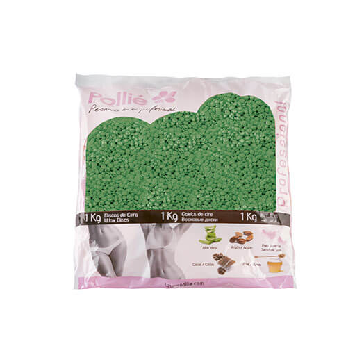 BOLSA 1KG. PERLAS CERA VERDE