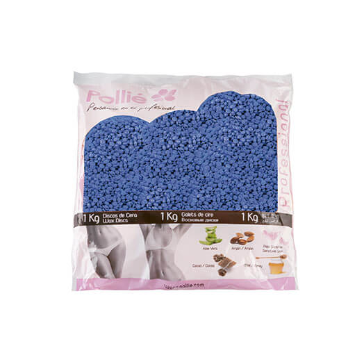 BAG 1KG BLUE WAX PEARLS