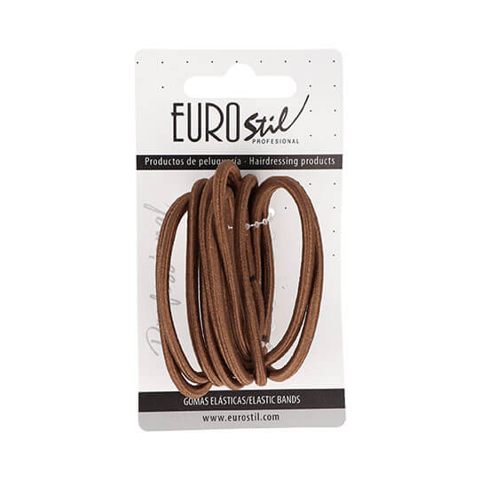 CARD 10 BROWN ELASTICS HAIR