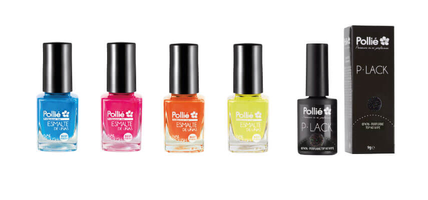 esmaltes-pollie fluor y plack purpurine