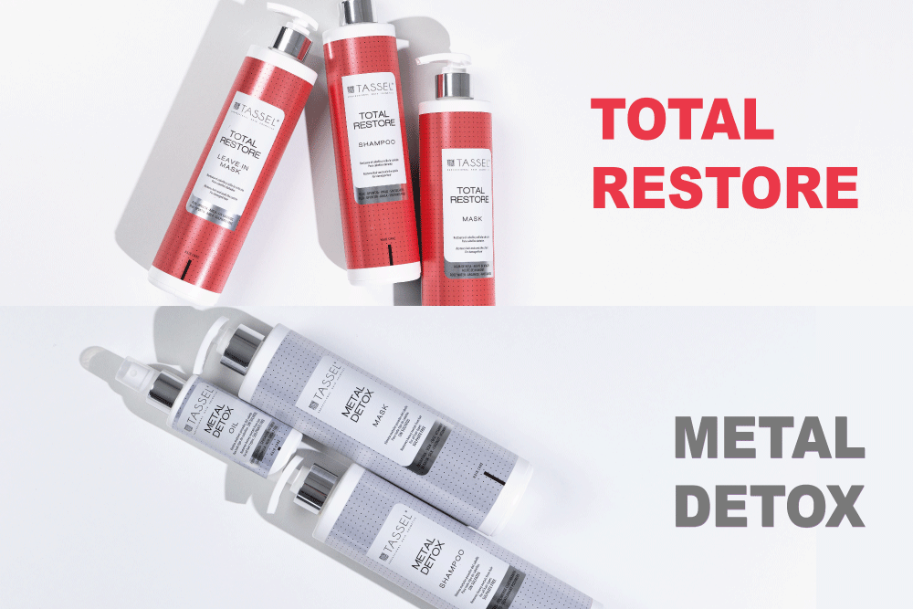 Descubre las nuevas líneas de Tassel: Metal Detox y Total Restore
