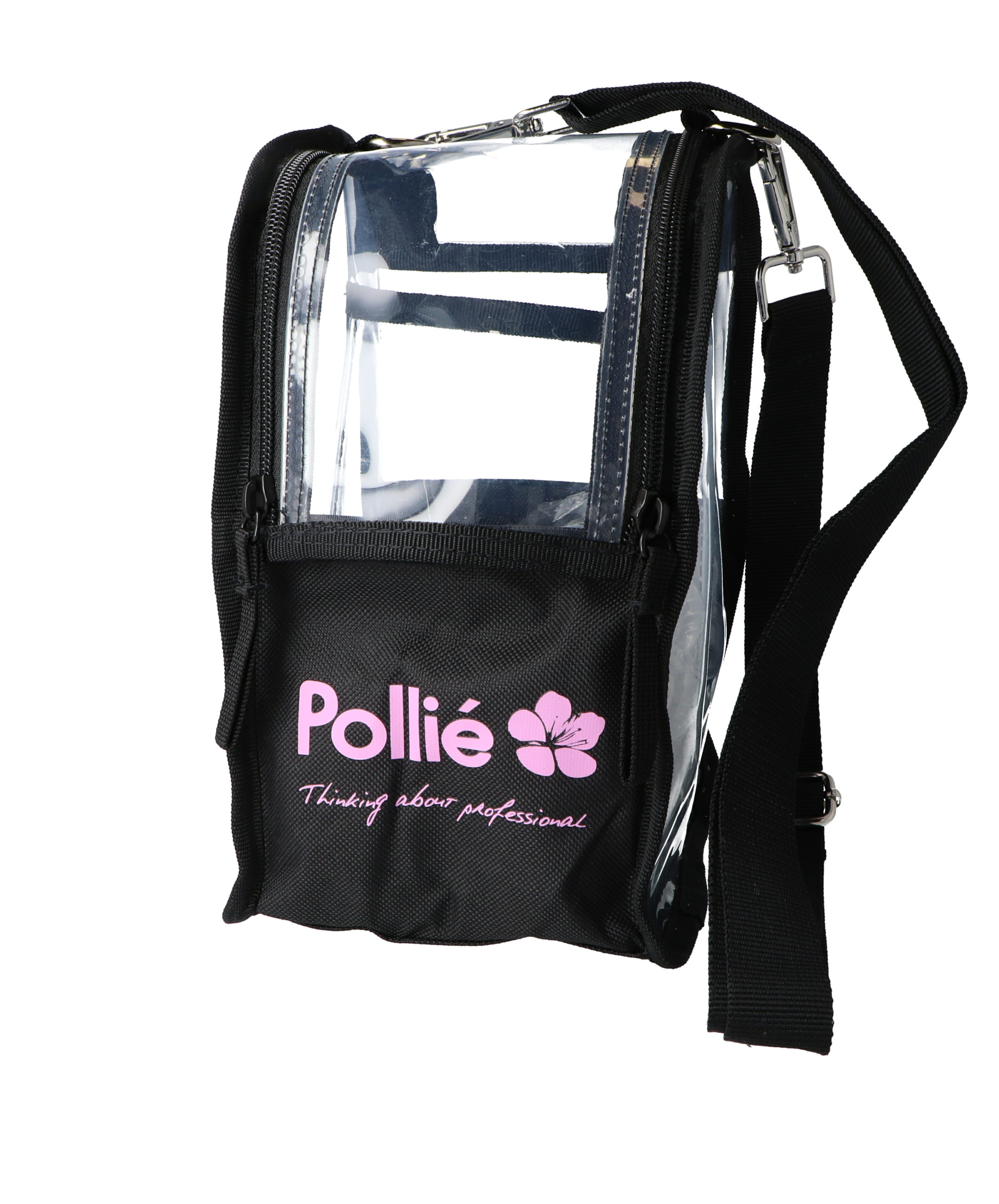 BOLSA DE MAQUILLAJE TRANSPARENTE